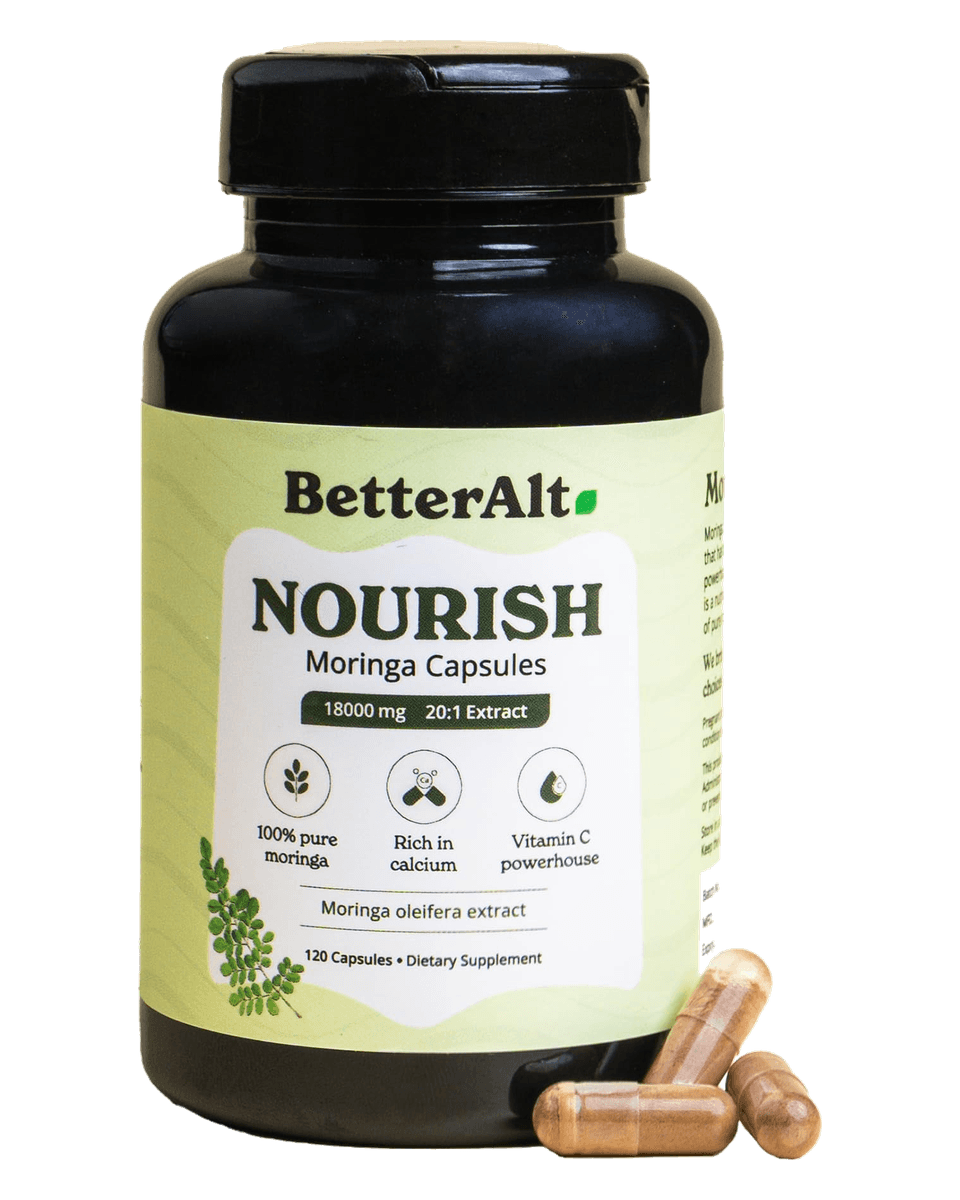 BetterAlt Moringa Capsules Moringa Capsules front product view