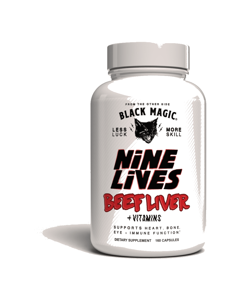 Black Magic Supply 9-Lives Beef Liver + Vitamins 9-Lives Beef Liver + Vitamins front product view