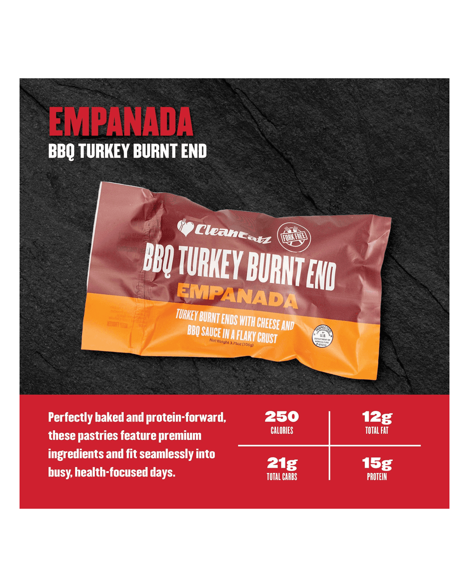 Clean Eatz Empanadas Empanadas - BBQ Turkey Burnt End Empanada studio product image