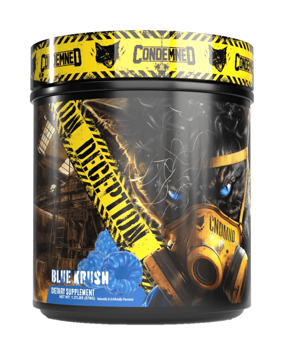 Black Magic Supply x Condemned Labz Preworkout Collab Deception x Condemned Labz Preworkout Collab Deception - Blue Krush front product view