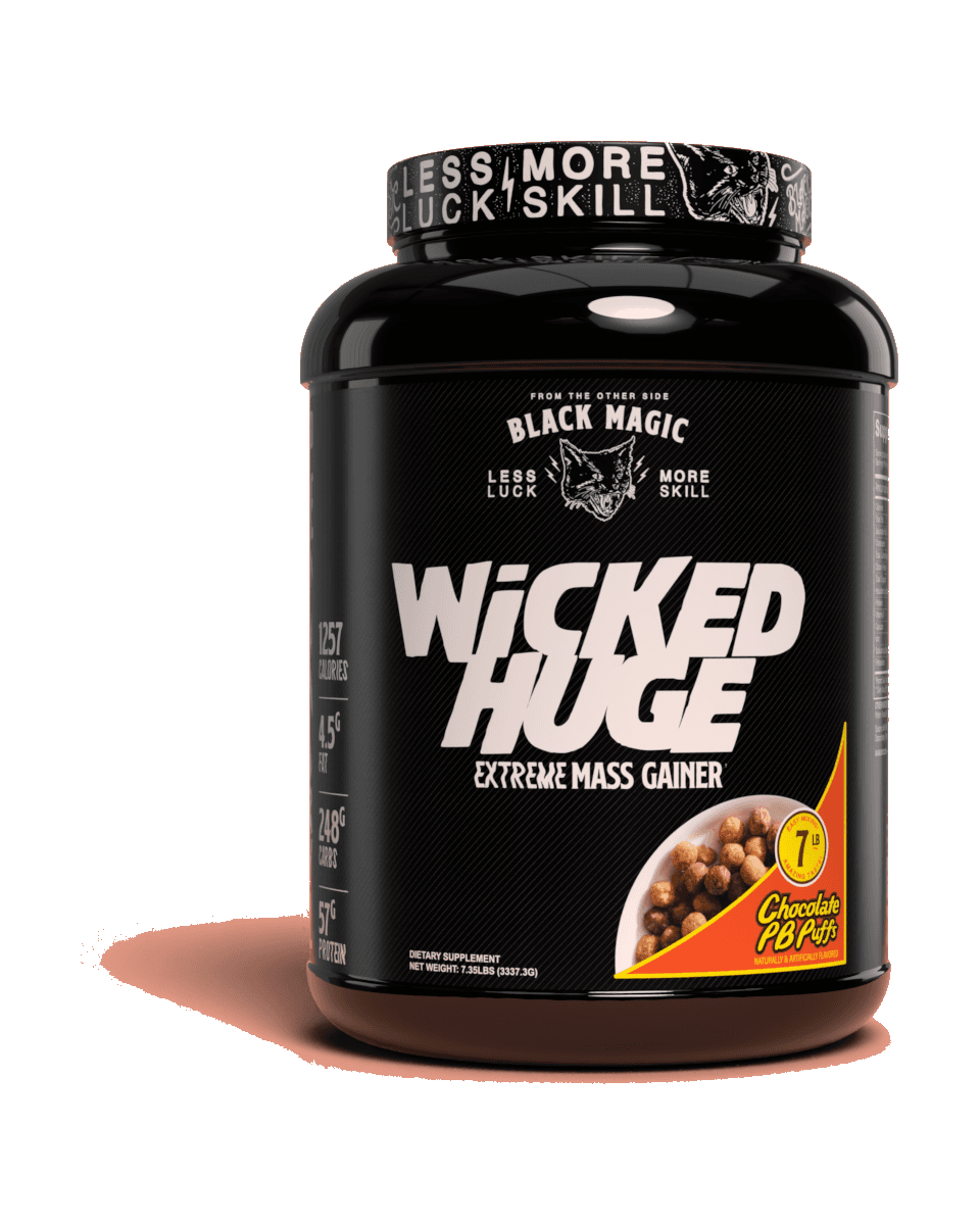 Black Magic Supply Wicked Huge Mass Gainer Wicked Huge Mass Gainer - Chocolate PB Puffs front product view