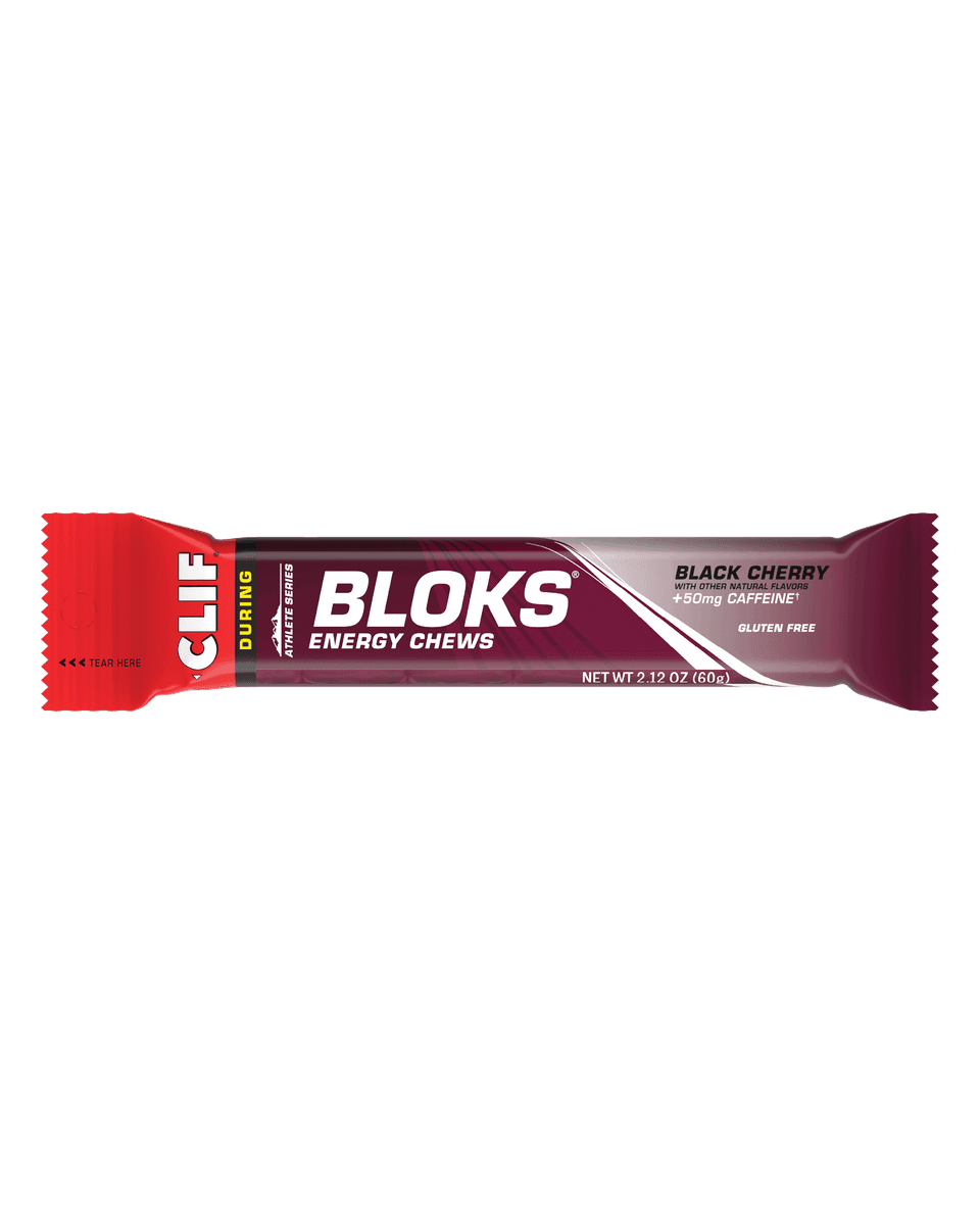 Clif Bar Clif Bloks Energy Chews Clif Bloks Energy Chews - Black Cherry With Caffeine front product view