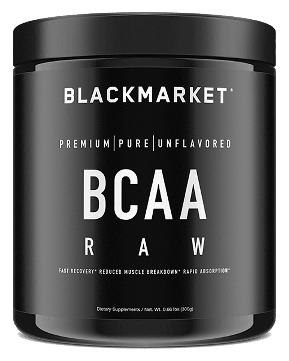 BlackMarket Labs Raw BCAA Raw BCAA front product view