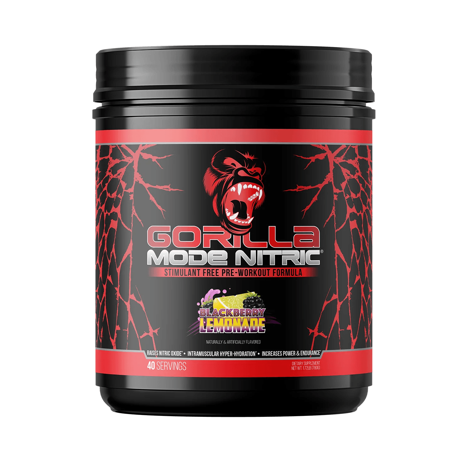 Gorilla Mind Gorilla Mode Nitric Gorilla Mode Nitric - BlackBerry Lemonade Gorilla Mode Nitric - BlackBerry Lemonade front product view
