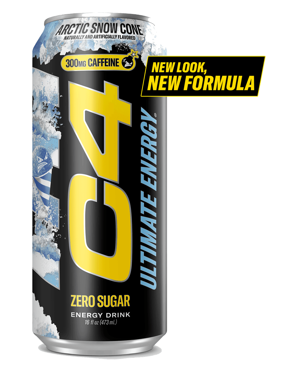 Cellucor C4 ULTIMATE Energy Carbonated RTD C4 ULTIMATE Energy Carbonated RTD - Arctic Snowcone front product view