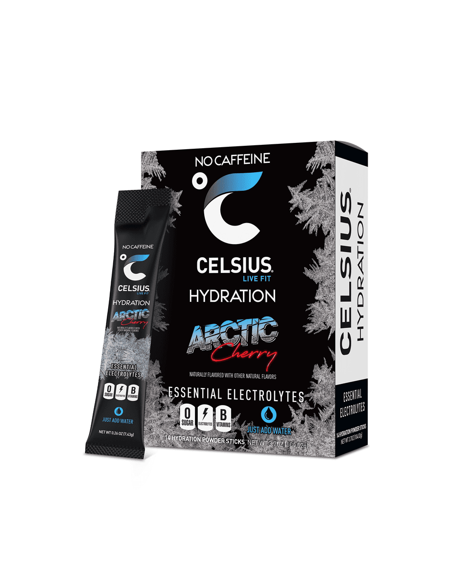 Celsius Hydration Sticks Hydration Sticks - Arctic Cherry studio product image