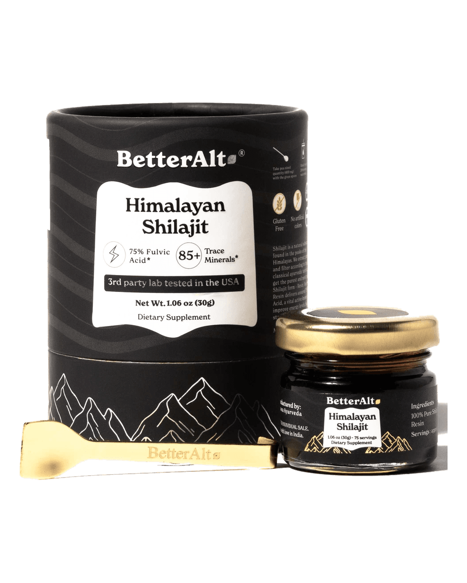 BetterAlt Shilajit Resin Shilajit Resin front product view