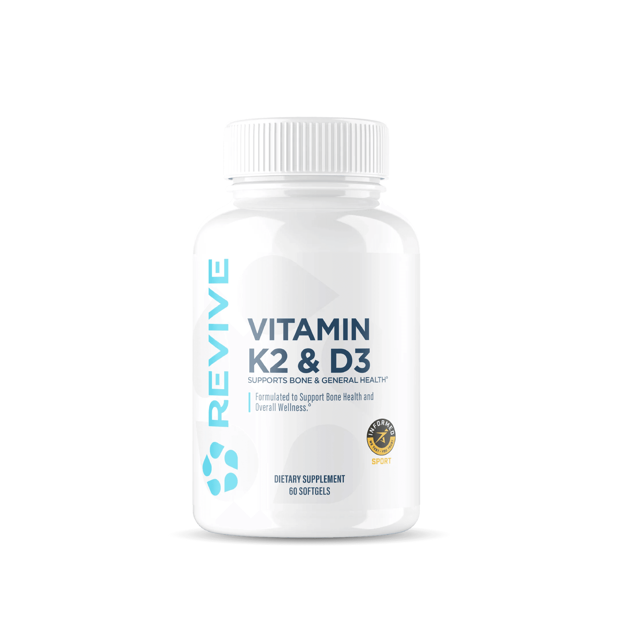 Revive Vitamin k2 & D3 Vitamin k2 & D3 Vitamin k2 & D3 front product view