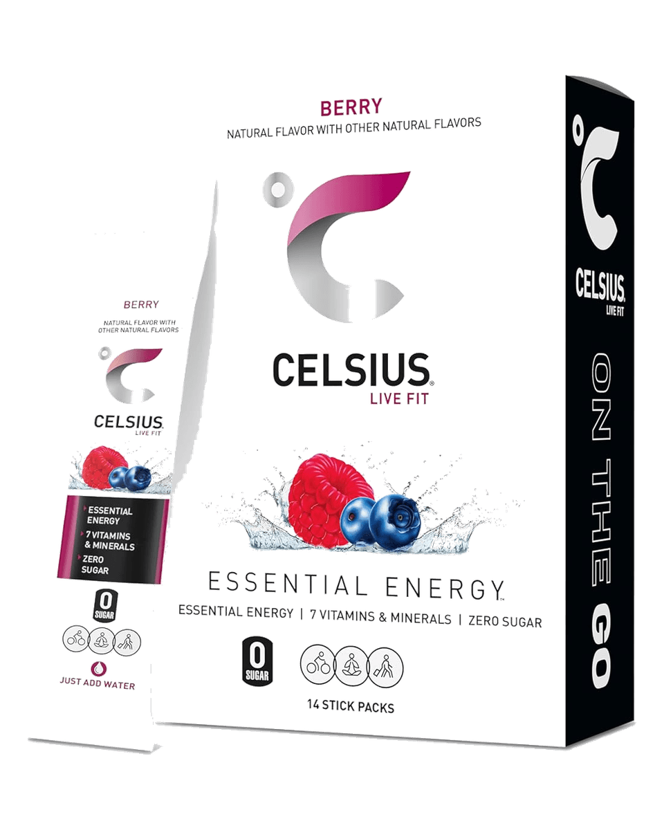 Celsius On The Go Sticks On The Go Sticks - Berry front product view