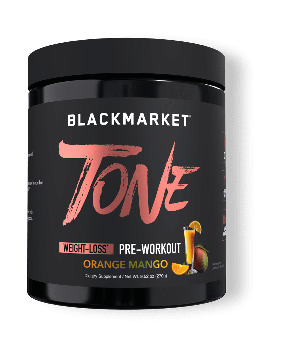 BlackMarket Labs Tone Tone - Orange Mango front product view