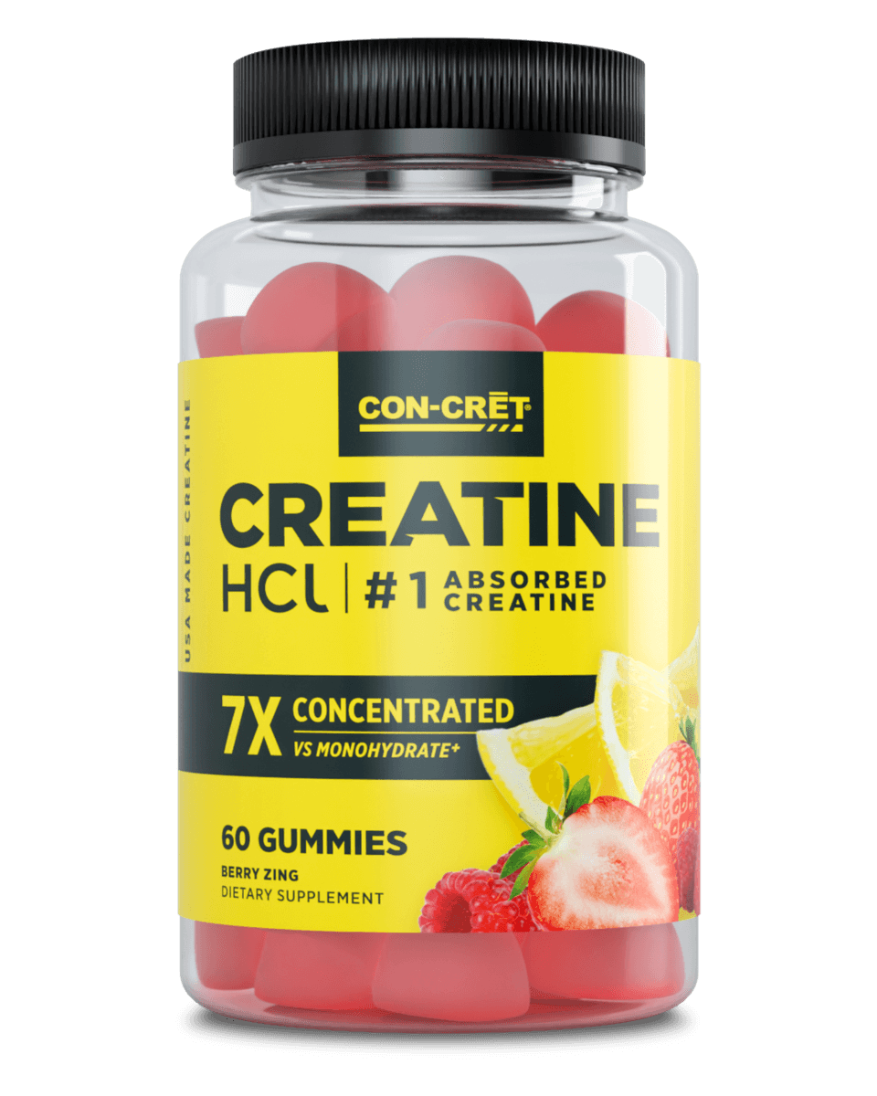 CON-CRET Creatine HCL Gummies Creatine HCL Gummies - Berry Zing front product view
