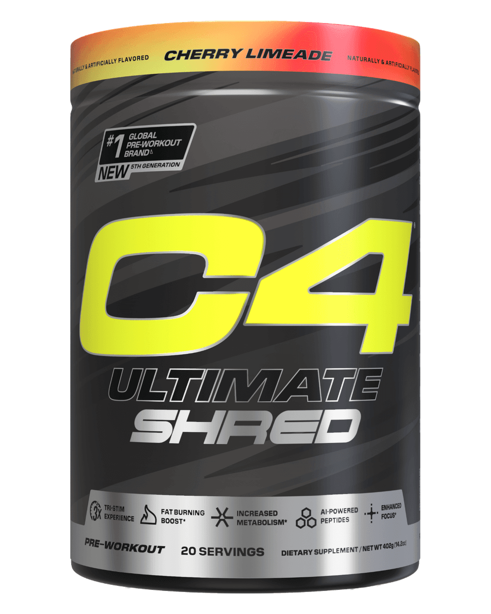 Cellucor C4 ULTIMATE Shred V3 Pre Workout Powder C4 ULTIMATE Shred V3 Pre Workout Powder - Cherry Limeade front product view