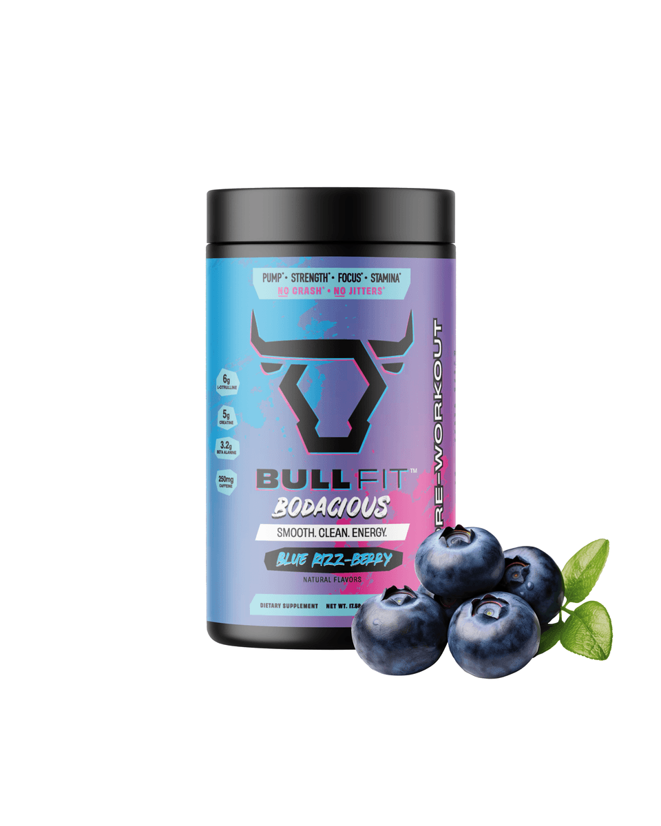 BullFit Bodacious Pre-Workout Bodacious Pre-Workout - Blue Rizz-Berry studio product image