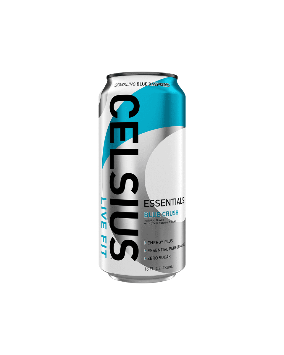 Celsius Essentials RTD 16oz Essentials RTD 16oz - Blue Crush studio product image