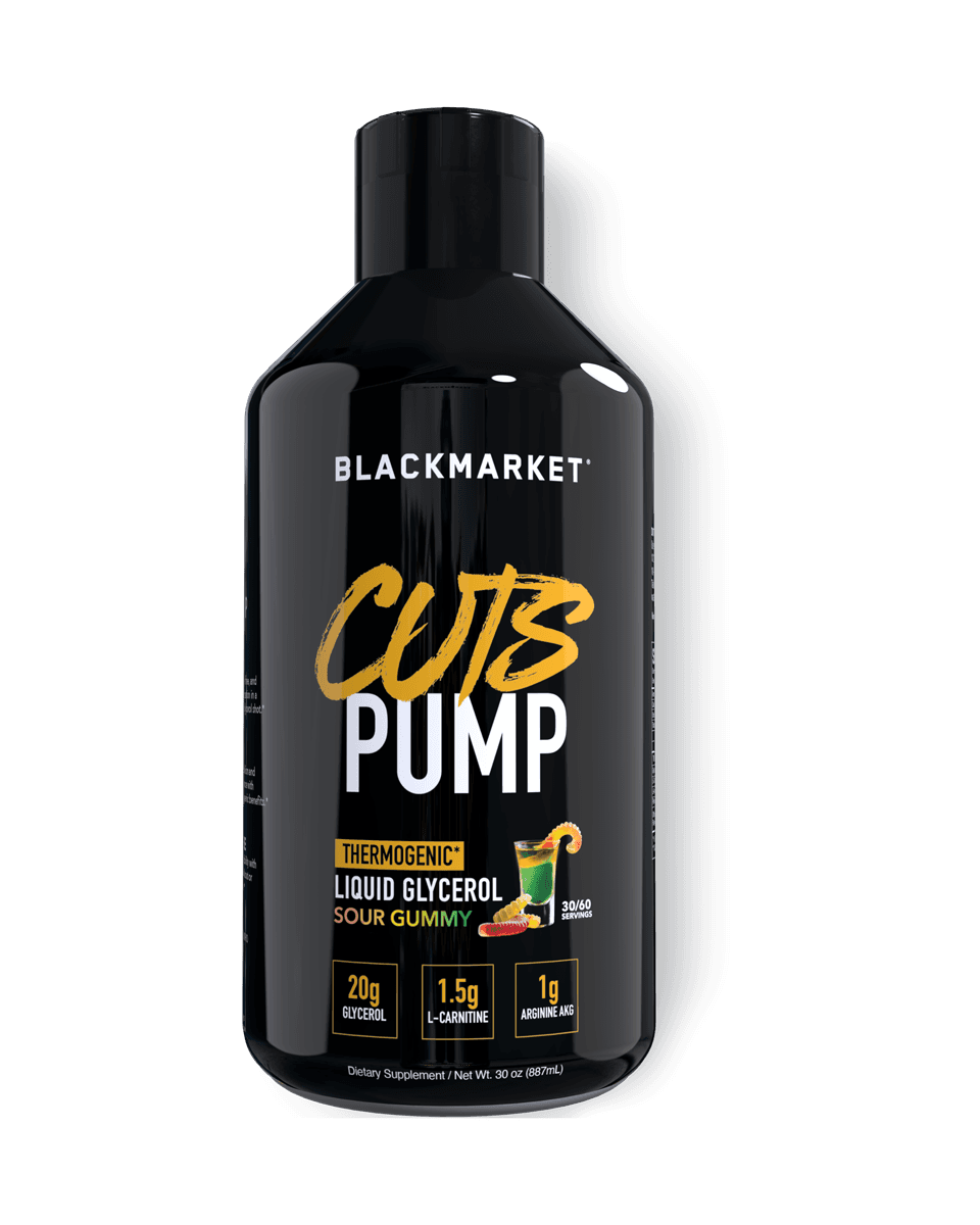 BlackMarket Labs CUTS PUMP Thermogenic Glycerol CUTS PUMP Thermogenic Glycerol - Sour Gummy front product view