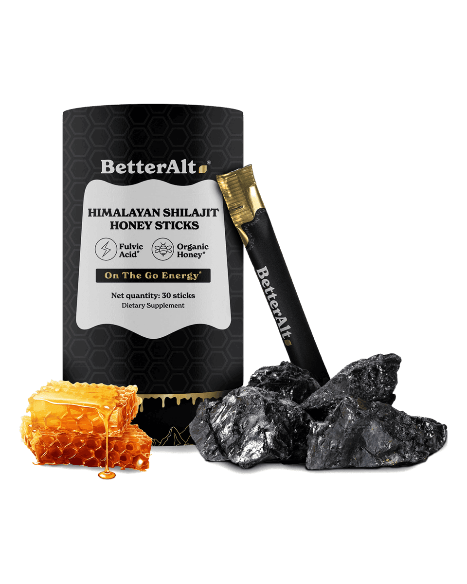 BetterAlt Shilajit Honey Sticks Shilajit Honey Sticks front product view