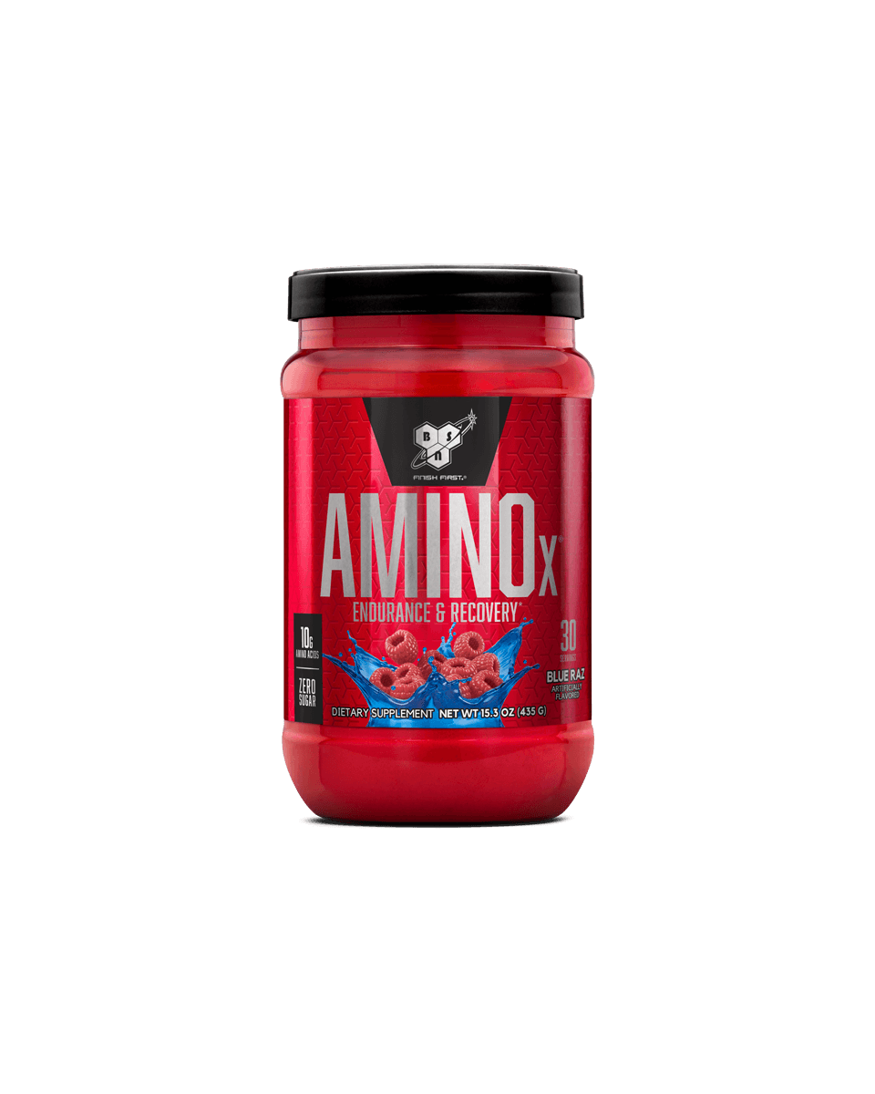 BSN Amino X Amino X - Blue Raspberry front product view