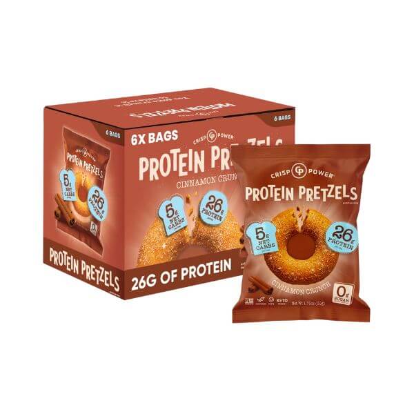 Crisp Power Protein Pretzels