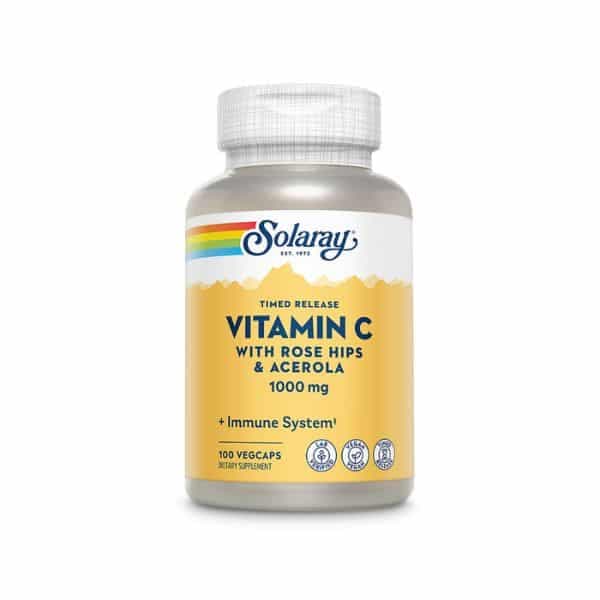 Solaray Vit C w Rose Hips & Acerola