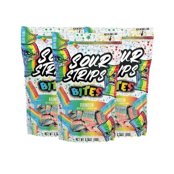 Sour Strips Candy Bites