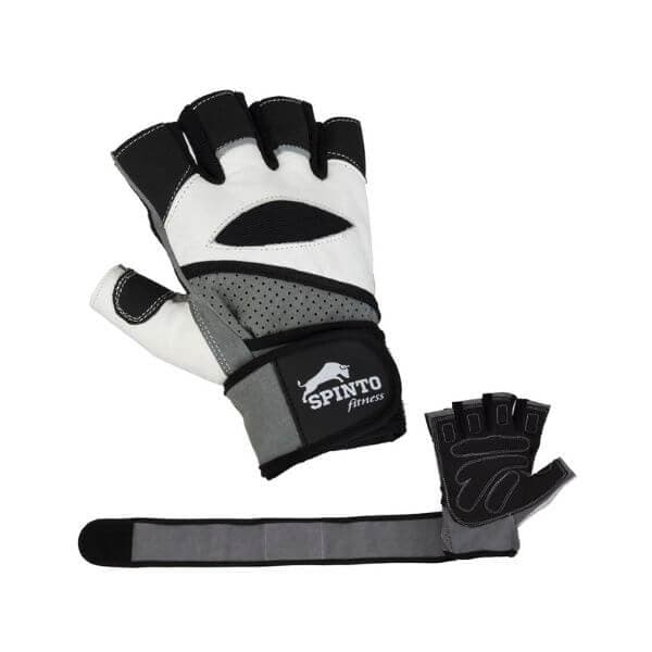 SPINTO FITNESS Long Straps Workout Gloves